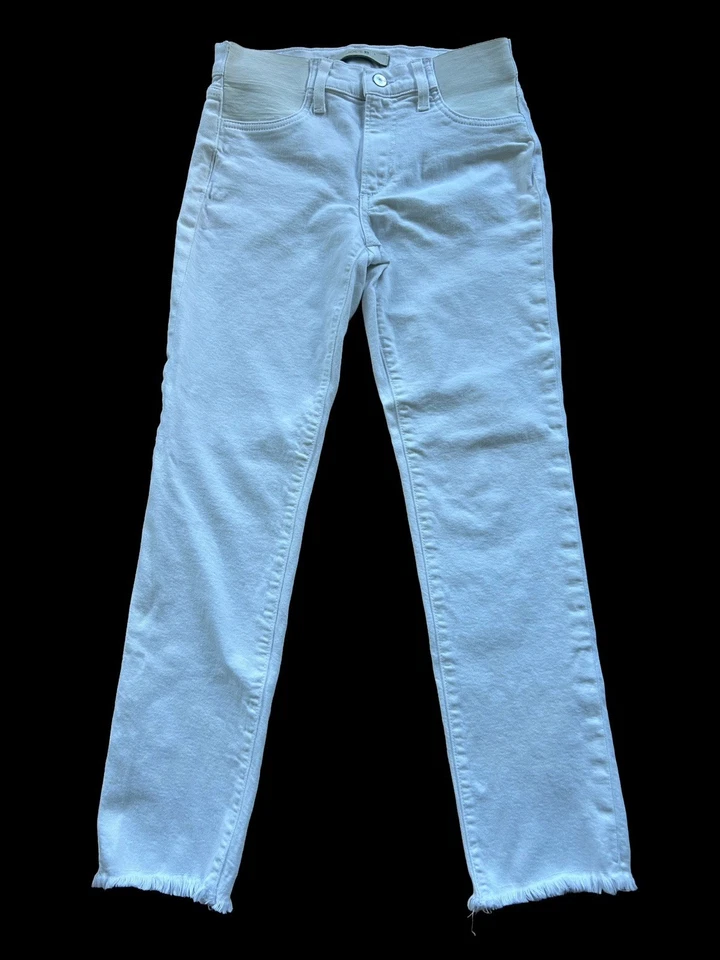 Joe’s Jeans THE LARA MID RISE CIGARETTE ANKLE MATERNITY Raw Hem Size 26 - Image 2 of 4