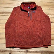 Patagonia Better Sweater 1/4 Zip Mock Neck Fleece Gorpcore Jacket Youth XL 14 