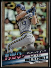 2020 Topps #DBC-49 Robin Yount Decades' Best Chrome Gold (Series One) #/50