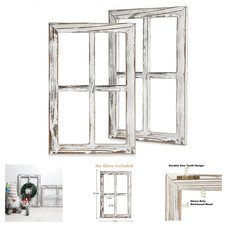 Authentic White Rustic Window Frame Set - Ideal for DIY Home Decor Projects