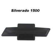 99-02 Chevy Silverado 1500 Front Billet Bowtie Grille Emblem W Border - Black