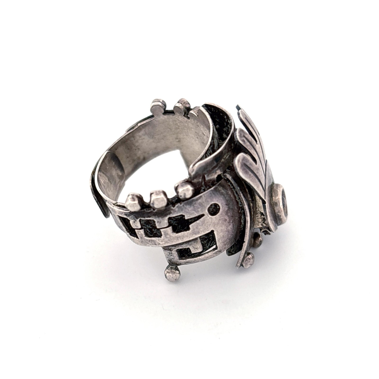 Sterling Silver Tribal Ring - image 7