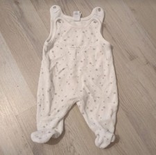 Strampler Weiss Sterne Baby Club Gr. 50