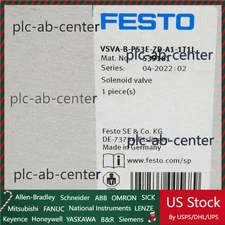 US FREE TAX New FESTO VSVA-B-P53E-ZD-A1-1T1L 539161 Solenoid Valve Mat.