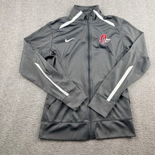 Nike Cleveland Indians Full Zip Track Jacket Gray 598585-212 Women's Small