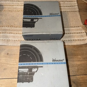 Pair Dynaudio 17W08 Woofers New Old Stock 6.5” MSP Cone Drivers 17 W08