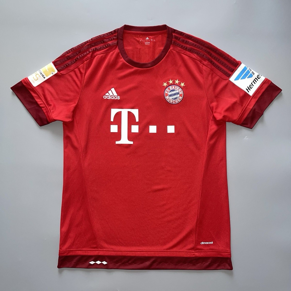 BAYERN MUNICH ADIDAS 2015/2016 FOOTBALL HOME JERSEY #10 ROBBEN