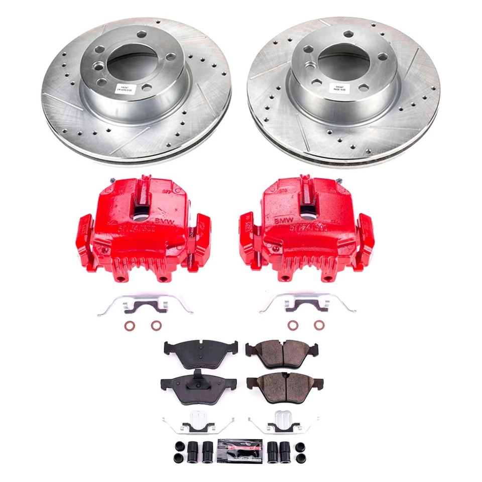 PowerStop KC3087 Brake Kit For BMW 325i 2006 Front — 第 2/4 张图片