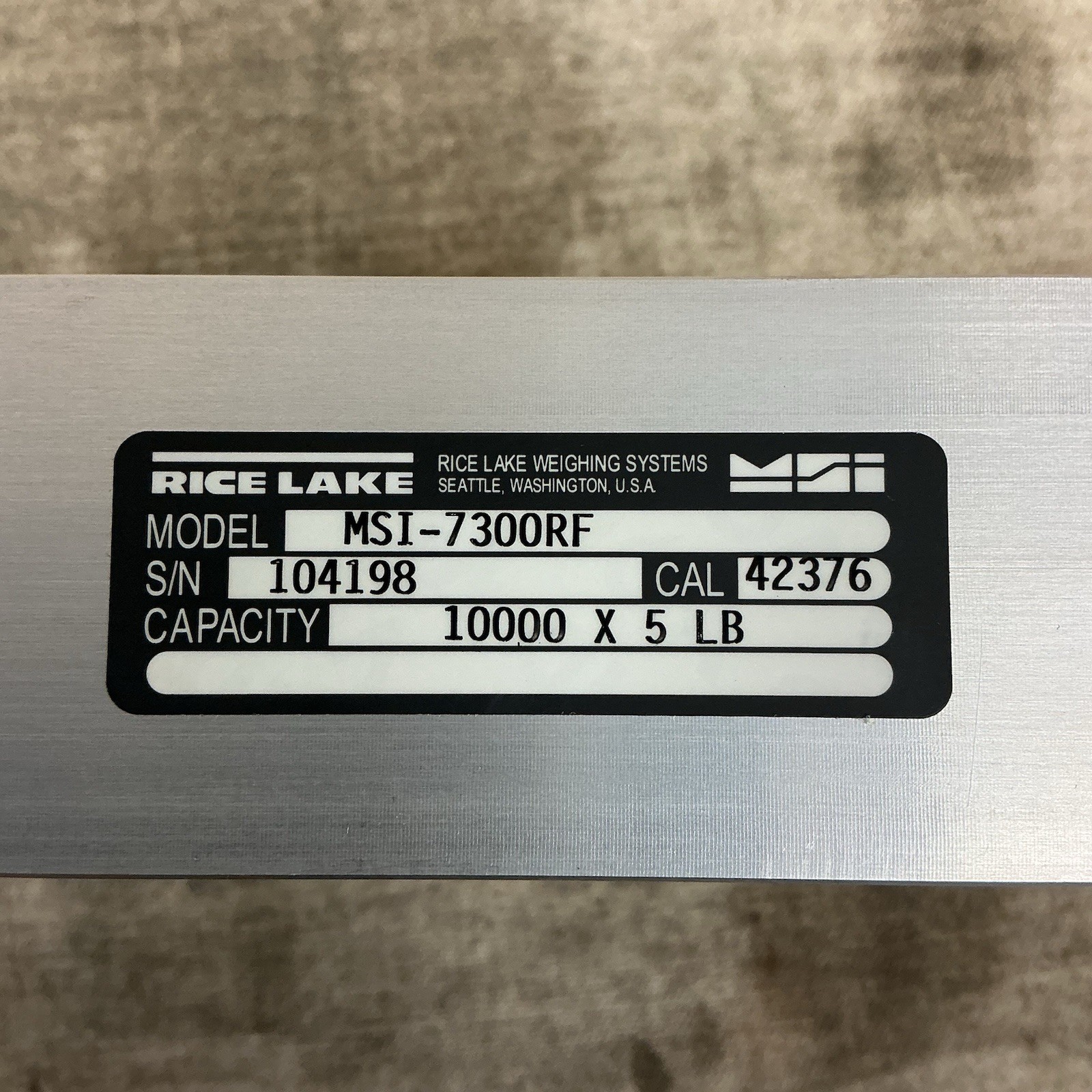 Dyna-Link MSI-7300-10000 Crane Dynamometer 10000lb Cap +/-0.1% Accuracy 5lb