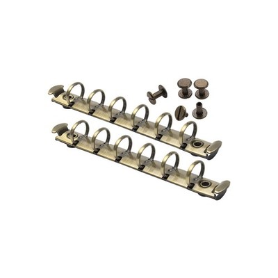 Mogoostry 2PCS A7 Notebook Mechanism Replacement Kit Bronze Metal Clip Ring B...