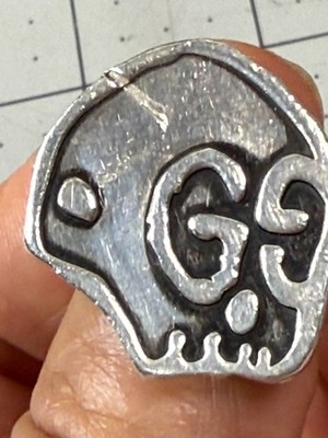 GUCCI　ゴースト　スカル　リング　１９ Vintage Gucci Ghost Sterling Silver 