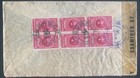 1944 Limon Costa Rica Censored Airmail Cover To New York Usa — photo 2