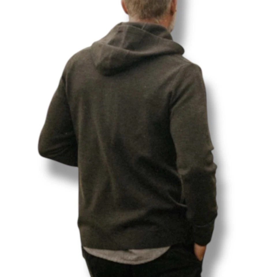 Taylor Stitch The Portola Hoodie Merino Wool in Heather Loden sz 40 NWT - Image 3 of 4