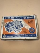 VINTAGE MANSFIELD LITTLE GEM FILM SPLICER For 8mm Or 16mm Silent Or Sound Film