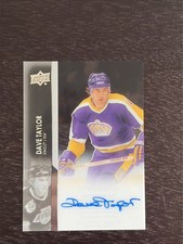 2021-22 Clear Cut Hockey Upper Deck Dave Taylor LA Kings On-Card Auto