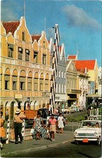 Breedestraat, PUNDA, Curacao, Netherlands Antilles Postcard