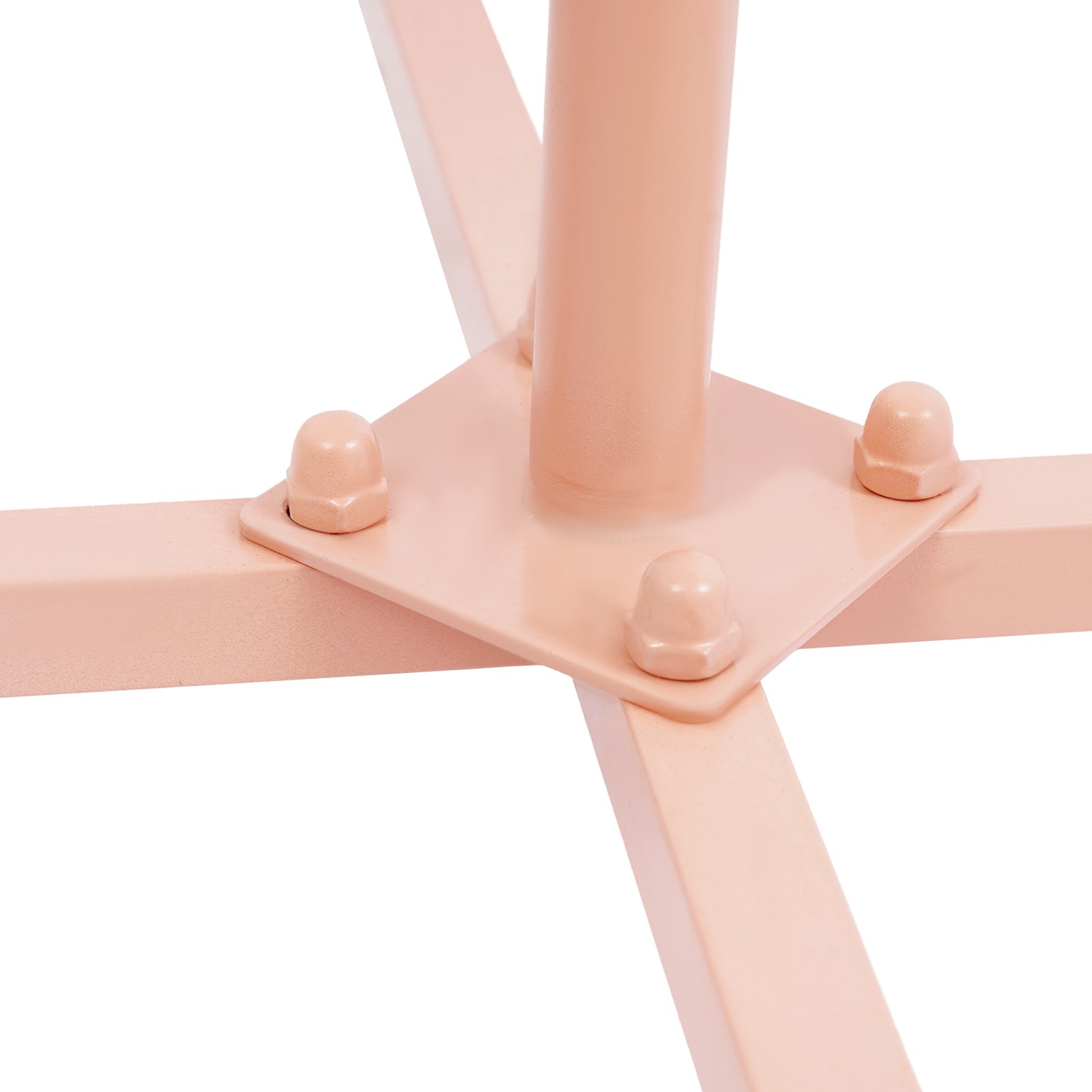 Pink Wig Display&Storage Rack For 12-head Wig Stand W/wheels Styling Wig Storage