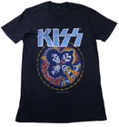 KISS Band T-Shirt Medium Black Graphic Tee Short Sleeve Rock Music