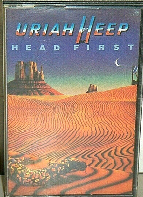 URIAH HEEP HEAD FIRST CASSETTE TAPE EARLY PAPER LABELS CANADA