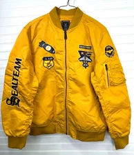 Military Industries Patched/Embroidered Flight Jacket