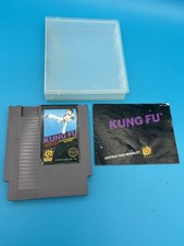Kung Fu Nintendo NES 1984 Video Game Cartridge with Case & Manual Tested