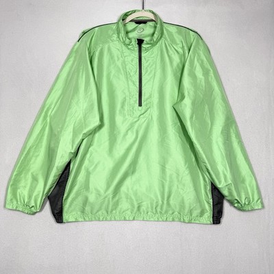 Zero Restriction Jacket Men Large Tour Series Half Zip Pullover Golf Windbreaker