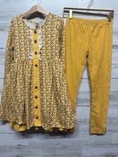 Serendipity Dress Leggings Set Girls 10 Yello...