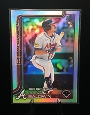 2025 Topps Drake Baldwin - Holiday Foil, Holiday Glitter, Diamante Foil, 3 Base