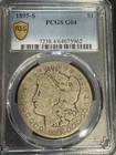 1895 S Morgan Silver Dollar PCGS G-4