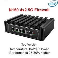  Intel N150/J6413 Firewall Appliance 4x 2.5G LAN i226-V Fanless Mini PC OPNsense