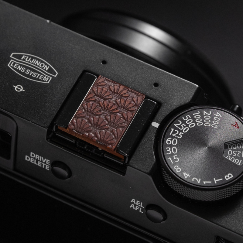 Wood Camera Hot Shoe Cover Protect Cap For Fuji XT50 XS20 X100VI