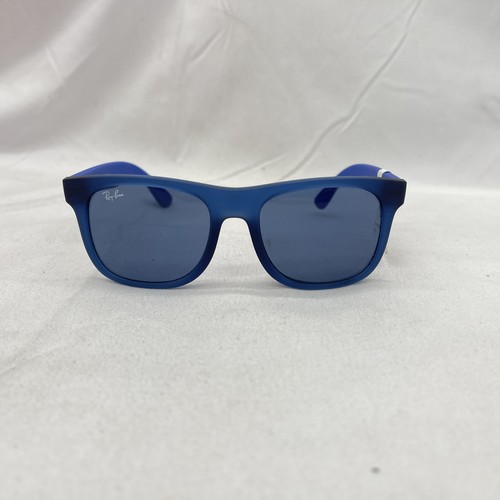 Ray Ban Jr Justin Square Rubber Sunglasses RJ9069S Blue - Picture 2 of 17
