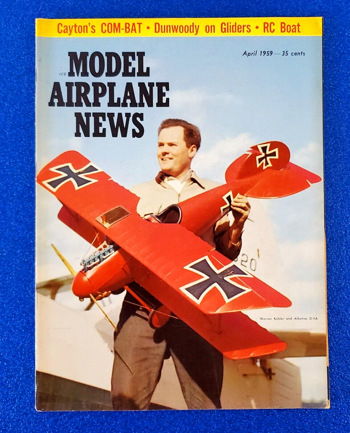 1969 - April Model Airplane News Vintage Aviation Magazine Free Shipping