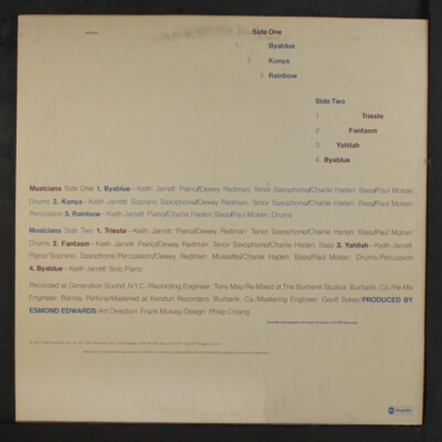 新品バイアブルー/ キース・ジャレット byablue AS-9331輸入盤LP Amazon.co.jp: バイアブルー: ミュージック