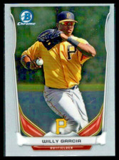 2014 BOWMAN CHROME MINI #222 WILLY GARCIA PITTSBURGH PIRATES
