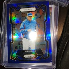 2024 PANINI PRIZM BLUE REFRACTOR SWEET LOU PINELLA 101/199 - CUBS