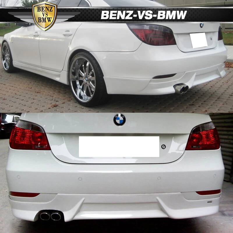 Fits 2004-2007 BMW E60 5-Series Rear Bumper Lip Diffuser PU - Polyurethane Foto 2 de 4