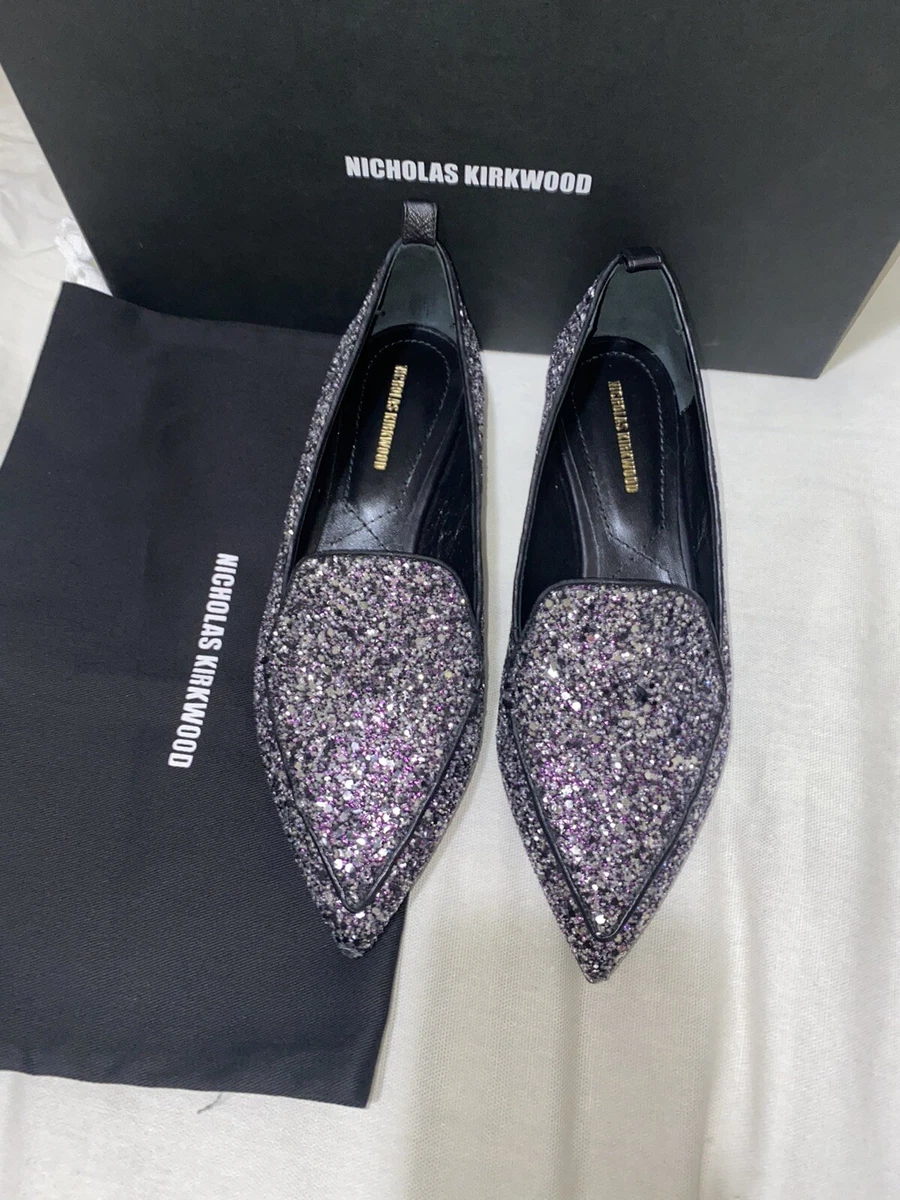 Nicholas Kirkwood, Shoes, Nicholas Kirkwood Beya Flats Gray