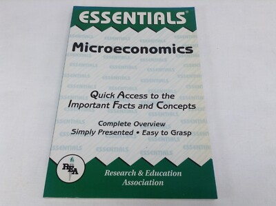 Essentials Study Guides: Microeconomics Essentials by Research and Education...