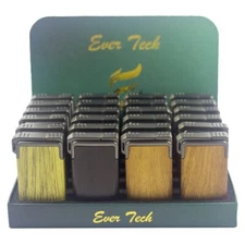 Ever Tech Dual-Flame Refillable Butane Lighter W/Side Flame and Top Jet Torch