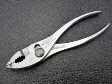 Vintage Indestro Super 6.5" Slip Joint Pliers 3436 Made in USA