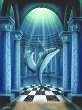 Ceramic Backsplash Tile Mural Dolphin Whale Kitchen/Bathroom/Shower - Ceremony
