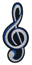 Treble Clef - Embroidered Patch