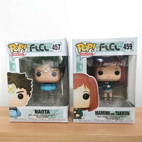 Funko Pop! FLCL Bundle - Naota #457 & Mamimi and Takkun #459 (Vaulted)
