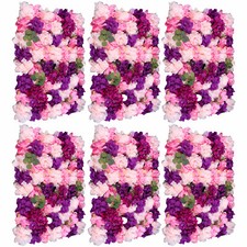 6 Artificial Flower Wall Panel Indoor Outdoor Flower Wall Panel For WeddingDecor