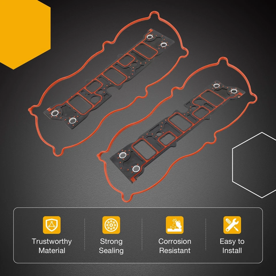 Juego de juntas de colector de admisión 3,8 para Chevy Pontiac Oldsmobile Buick Lesabre Allure Foto 3 de 4