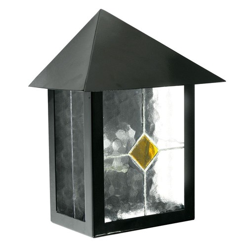Wandleuchte Außenlampe Wandlampe Hauswandleuchte IP44 Glas Tiffany H 32,5 cm - Bild 9 von 9