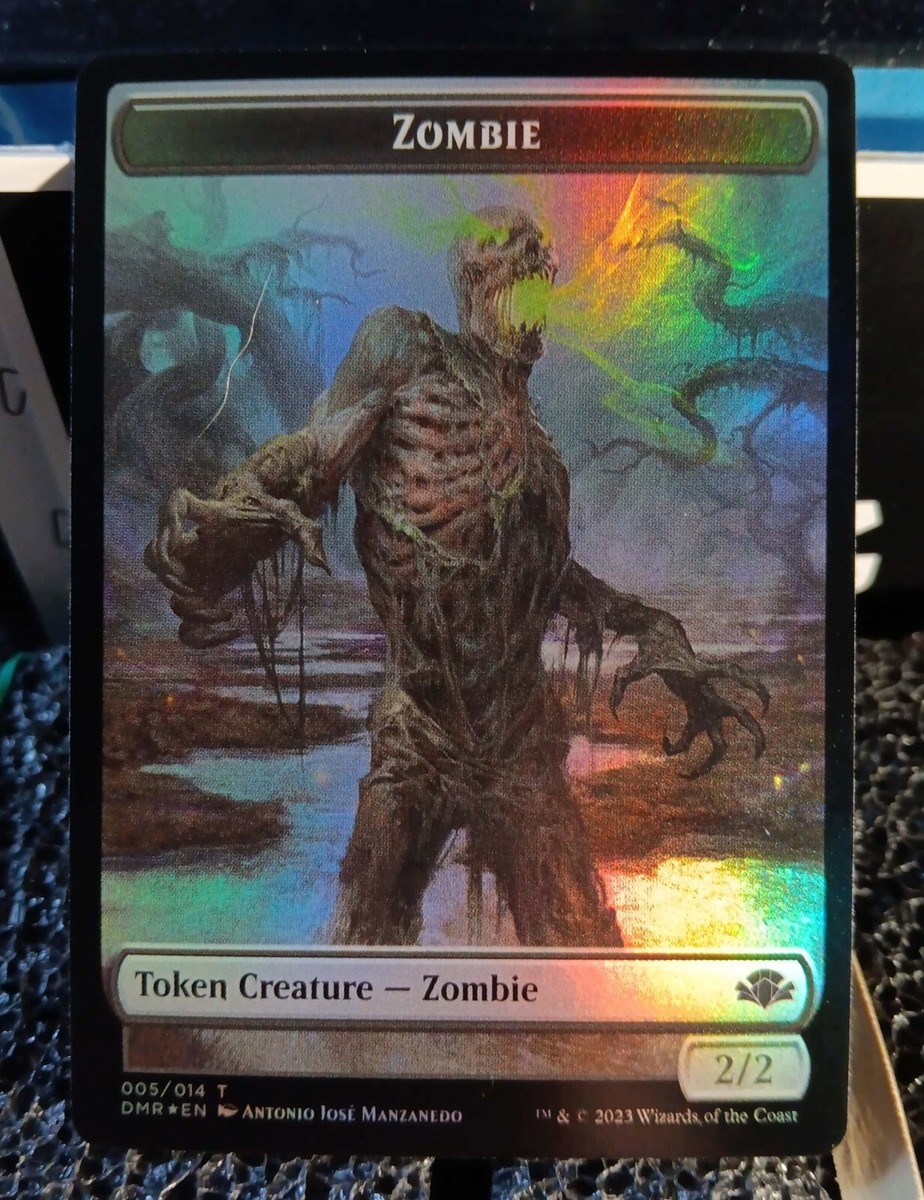MTG Cat 003 Zombie 005 Foil Token Creature DOMINARIA