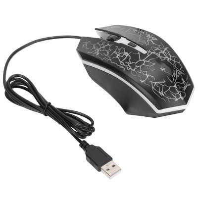 Wired Mouse USB Port Gaming Office Business Luminous Optical Computer Access Kit