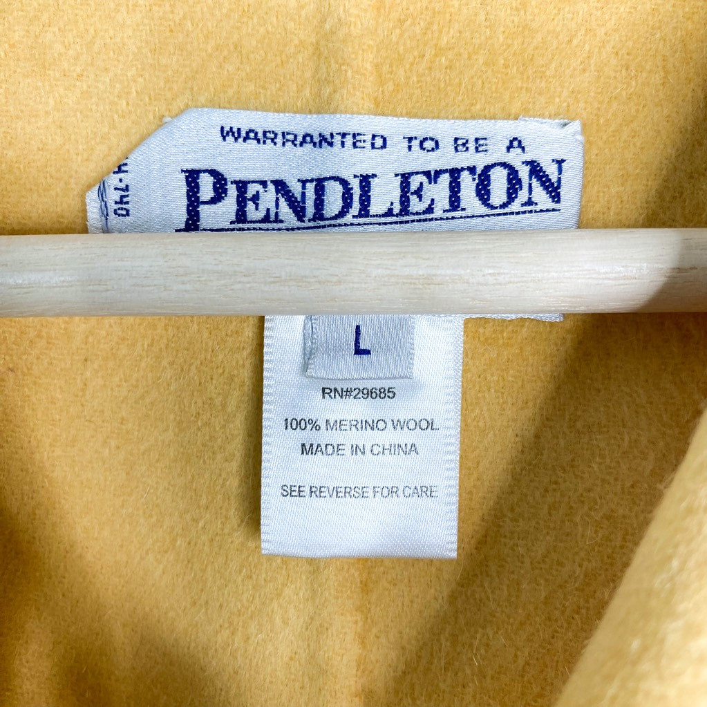 Pendleton Womens Blazer Jacket Yellow Buttons Poc… - image 3